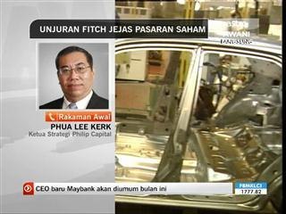 Unjuran Fitch jejas pasaran saham