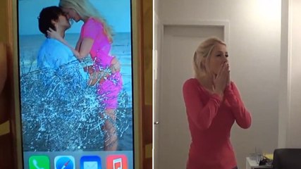 Il fait croire à sa petite amie qu'il a cassé l'écran de son iPhone 5S