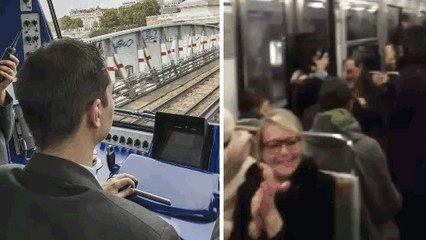 Ce conducteur du métro parisien sait faire patienter les utilisateurs