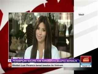 Penampilan sulung Kim Kardashian selepas bersalin