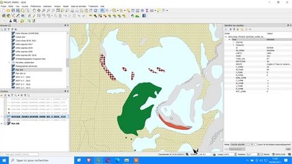 9-	Représentation de la lithographie métropolitaine issue des couches géologiques harmonisées : DEMO SOUS QGIS