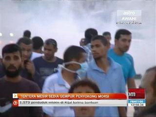 Tentera Mesir sedia gempur penyokong Morsi