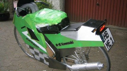 Leboncoin.fr : il vend un vélo tuné en moto de course Kawasaki ZXR-400