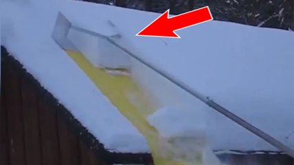 Ce râteau est très efficace pour faire tomber la neige