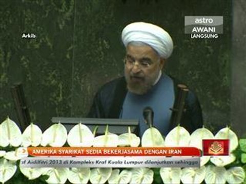 Hassan Rowhani angkat sumpah sebagai Presiden Iran