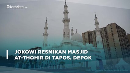 Resmikan Masjid At-Thohir, Jokowi Singgung Toleransi Beragama | Katadata Indonesia