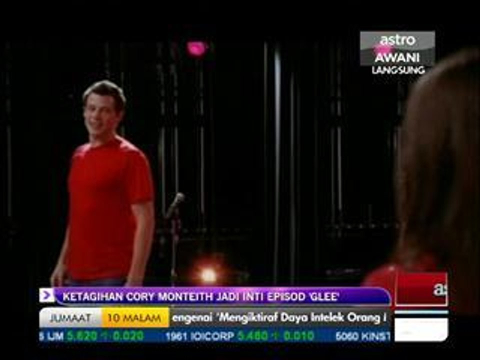 Ketagihan Cory Monteith jadi inti episod 'Glee'