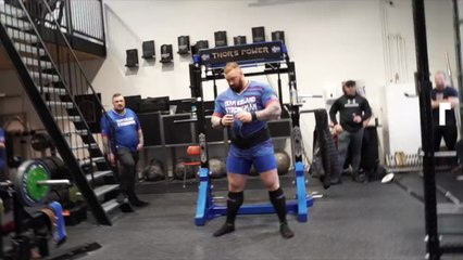 Hafthor Bjornsson : La Montagne tout proche d'un nouveau record en deadlift !