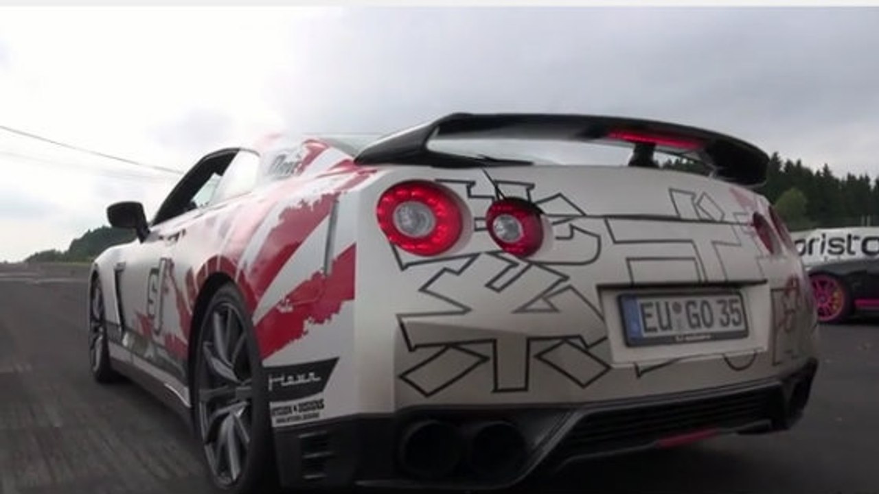 Nissan R35 GT- R : le bruit surpuissant de son moteur