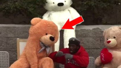 Cet ours en peluche est effrayant