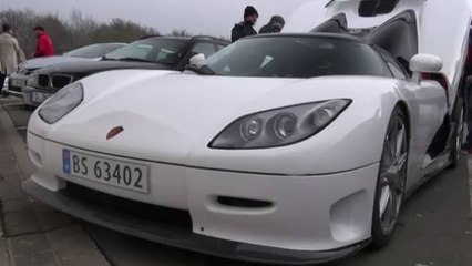 Le bruit ahurissant du moteur d'une Koenigsegg CCR