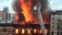 Manhattan : un spectaculaire incendie détruit plusieurs immeubles et cause de nombreux blessés