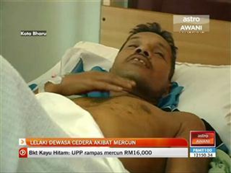 Lelaki dewasa cedera akibat mercun