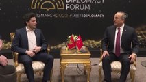 Dışişleri Bakanı Mevlüt Çavuşoğlu, Karadağ Başbakan Yardımcısı Dritan Abazoviç ile görüştü