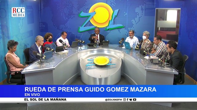 Rueda de prensa de Guido Gómez Mazara fija su posición de la forma de escoger las autoridades PRM