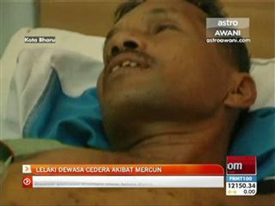 Lelaki cedera akibat mercun