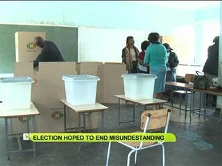 Election hoped to end misunderstanding