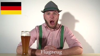 Les mots allemands comparés aux autres langues