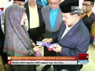 Kerajaan pusat hulur bantuan kepada mangsa