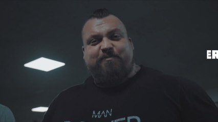 Eddie Hall : l'énorme bodybuilder, Jamie Johal, défie The Beast dans un entraînement Strongman !