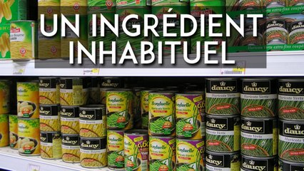 Une grande marque de légumes en conserve avoue utiliser un ingrédient inhabituel