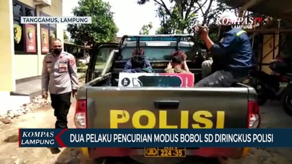 Bobol Jendela Sekolah, Dua Pencuri Diringkus