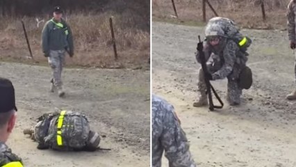 Sous l'encouragement de ses supérieurs, cette femme a dépassé les limites de son corps