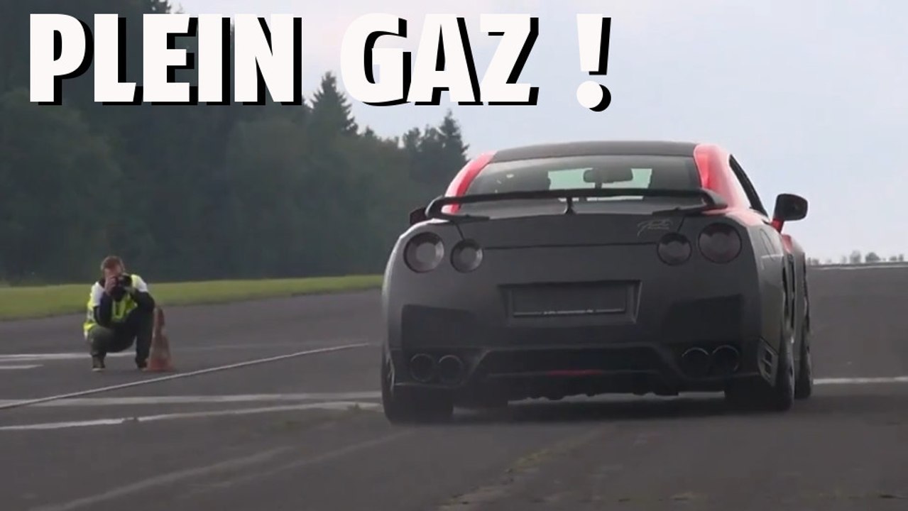 Ecoutez l'énorme accélération de cette Nissan R35 GT-R