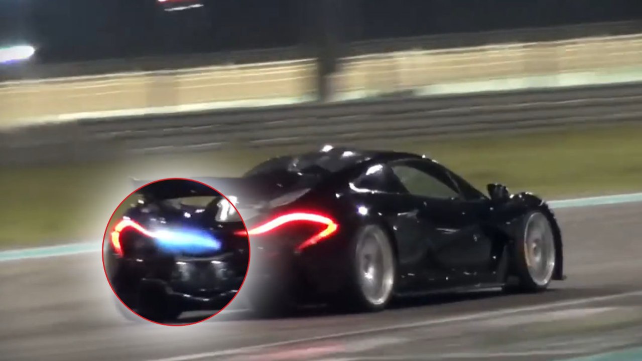 Cette McLaren P1 enflamme la piste avec une accélération incroyable