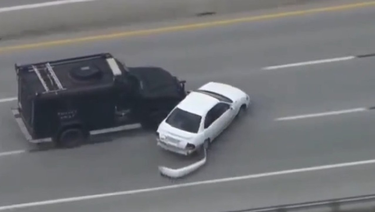 Voici la course-poursuite la plus lente de l'histoire