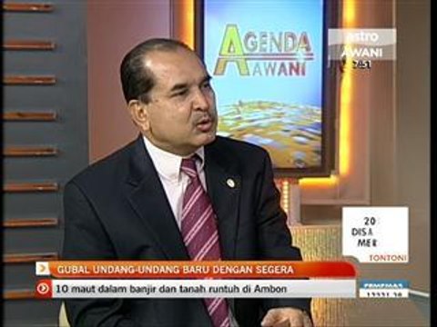 Gubal undang-undang baru dengan segera