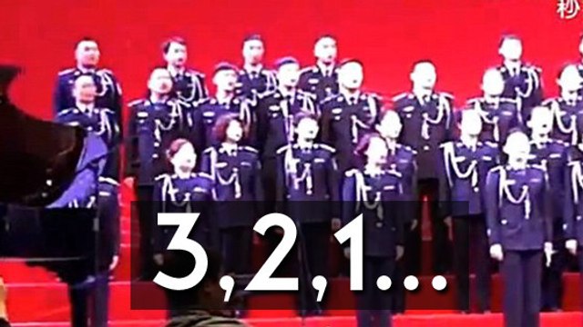 Ces choristes ont vécu une chose à laquelle ils ne s'attendaient pas