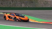 Cette McLaren 650S GT3 brûle la piste du circuit de Spa-Francorchamps