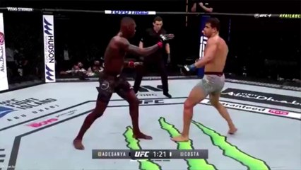 UFC 253 : Israel Adesanya bat Paulo Costa par KO