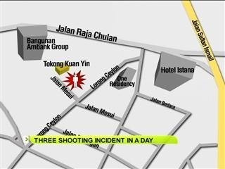 Three shooting incident in a day