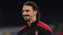 Zlatan Ibrahimovic : il se jette dans la neige, en caleçon !
