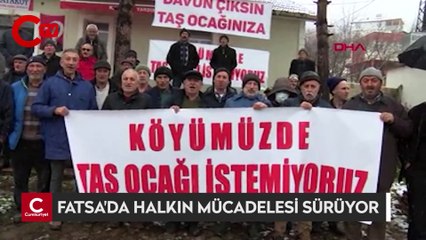 Fatsa'da halkın mücadelesi sürüyor: 'Bu ısrarı anlamıyoruz'