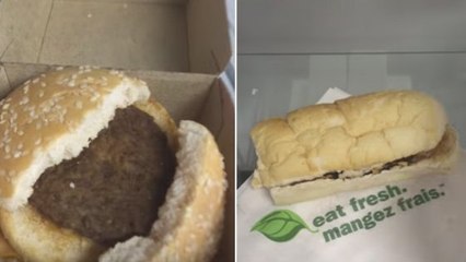 Il montre à quoi ressemble la nourriture de fast food un an après leur achat