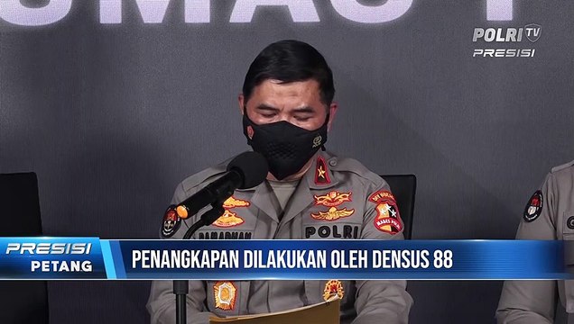 Divisi Humas Polri Merilis Penangkapan Terduga Teroris di Sukoharjo