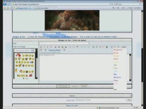 Tuto - Mettre de la couleur sur un forum