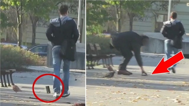 Il laisse tomber son portefeuille devant des SDF pour voir leurs réactions