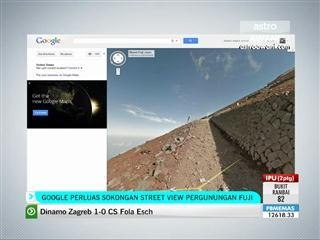Google perluas sokongan street view pergunungan Fuji