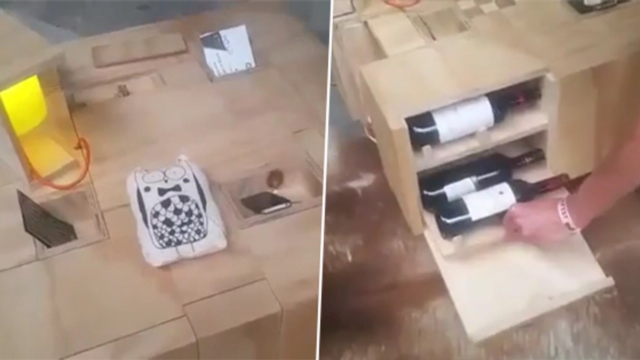 Ce mec s'est fabriqué la table la plus pratique du monde