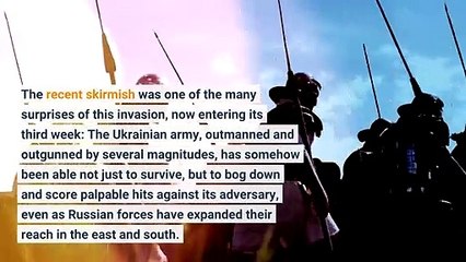 Ukraine's army vastly outgunned inflicts losses on more powerful Russian