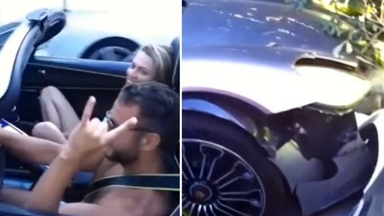 Régis conduit sa Porsche 918 Spyder à St Tropez et commet une belle boulette