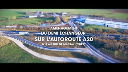 DREAL CVL - Ouverture de 2 nouvelles bretelles sur l’A20 à Massay (18)