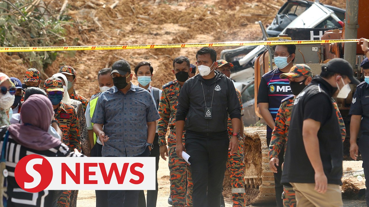 Ampang landslide: RM1mil to be allocated for cleanup work at Taman Bukit Permai, says Reezal Merican