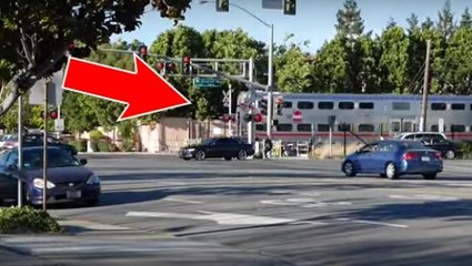 Sunnyvale : ce policier lui sauve la vie avant qu'un train percute sa voiture