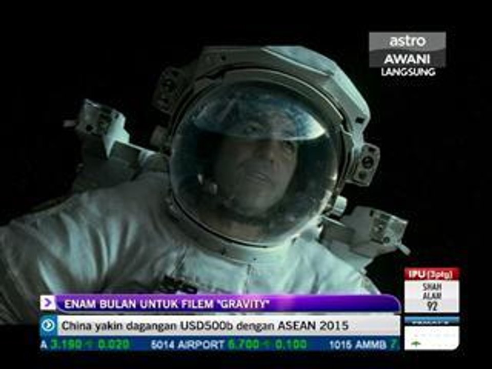 Enam bulan untuk filem 'Gravity'