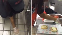 Cette employée de fast-food fait une chose à peine croyable en préparant un hamburger